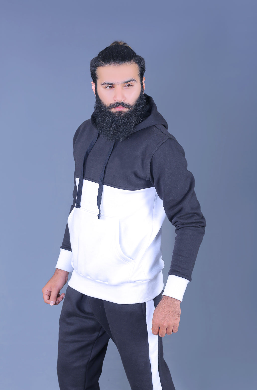 Black and White Sweat suits