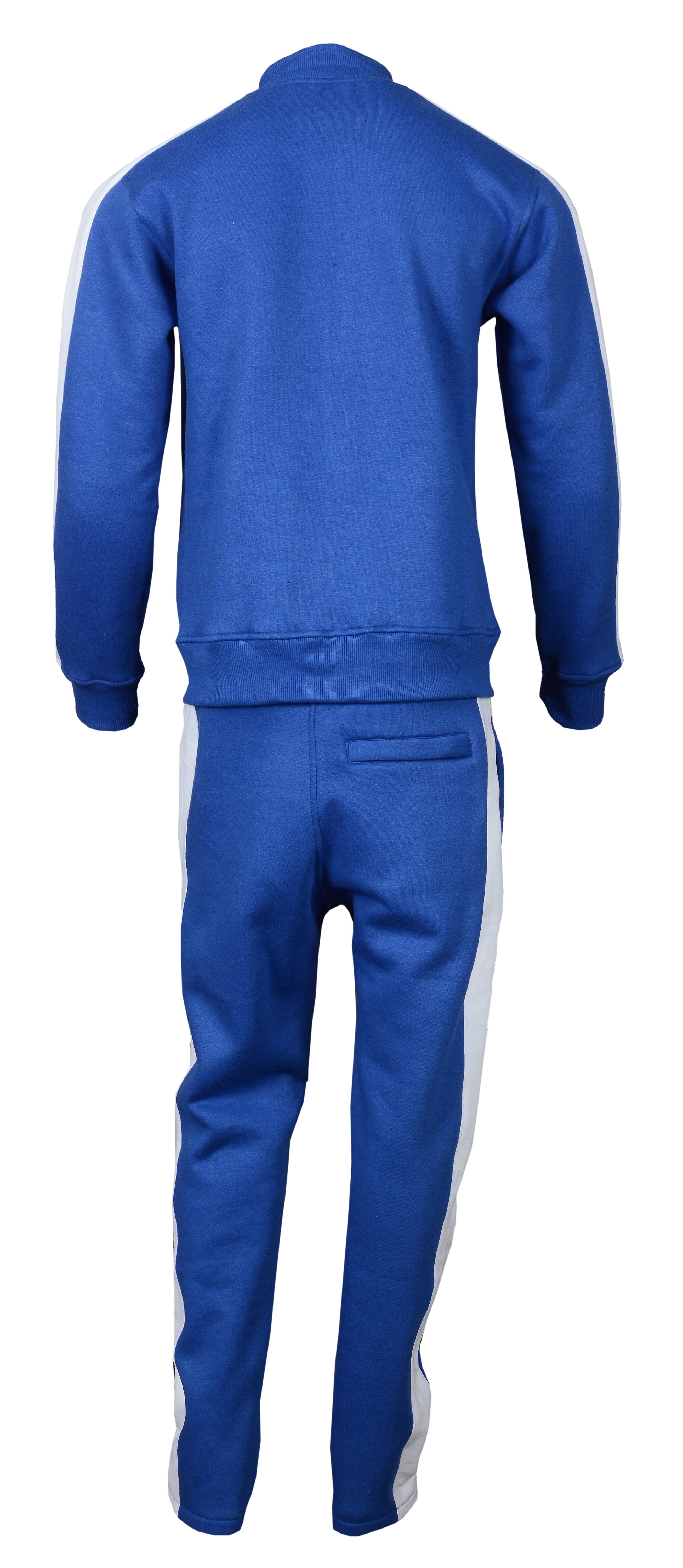 Royal Blue Tracksuit with white side stripe